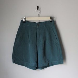 Tommy Bahama 100% Silk High Waisted Shorts